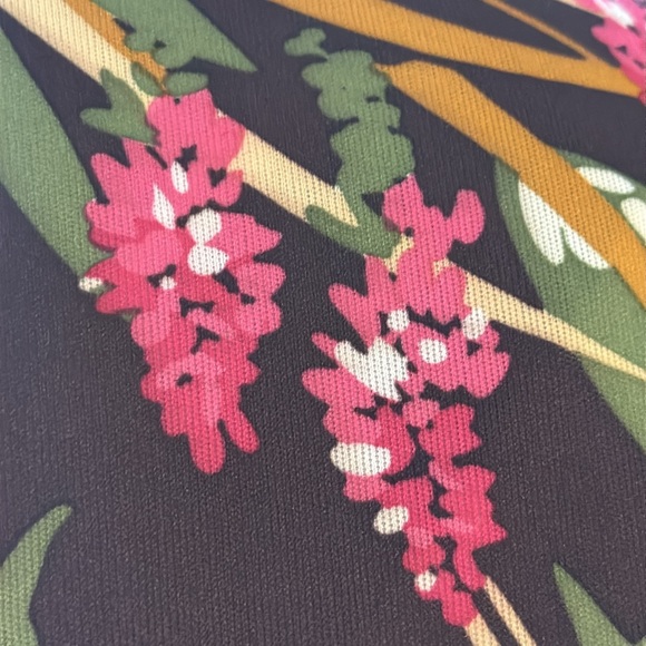 Vintage 1970s PLESKIN made in Montreal CA polyester housewife dress, retro - Picture 10 of 17